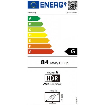 Samsung Smart Τηλεόραση 55" 4K UHD OLED S95F HDR (2025) QE55S95FATXXH